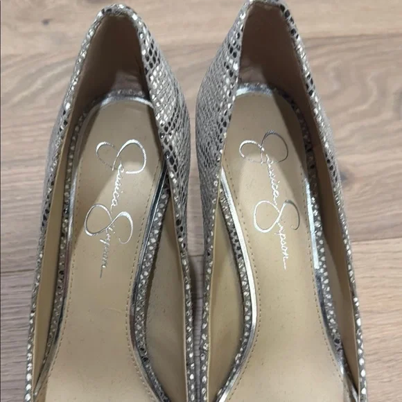 Jessica Simpson Snakeskin Pattern Women's Pumps - Picture 5 of 7